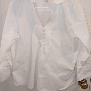 Coldwater creek white blouse medium